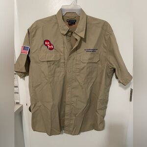 5.11 Tactical Series Men’s short sleeve Vented conceal khaki pocket Work shirt